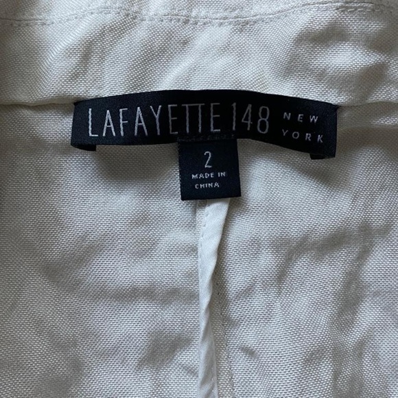 LAFAYETTE148 Ivory Jacket Size 2 - Picture 4 of 5